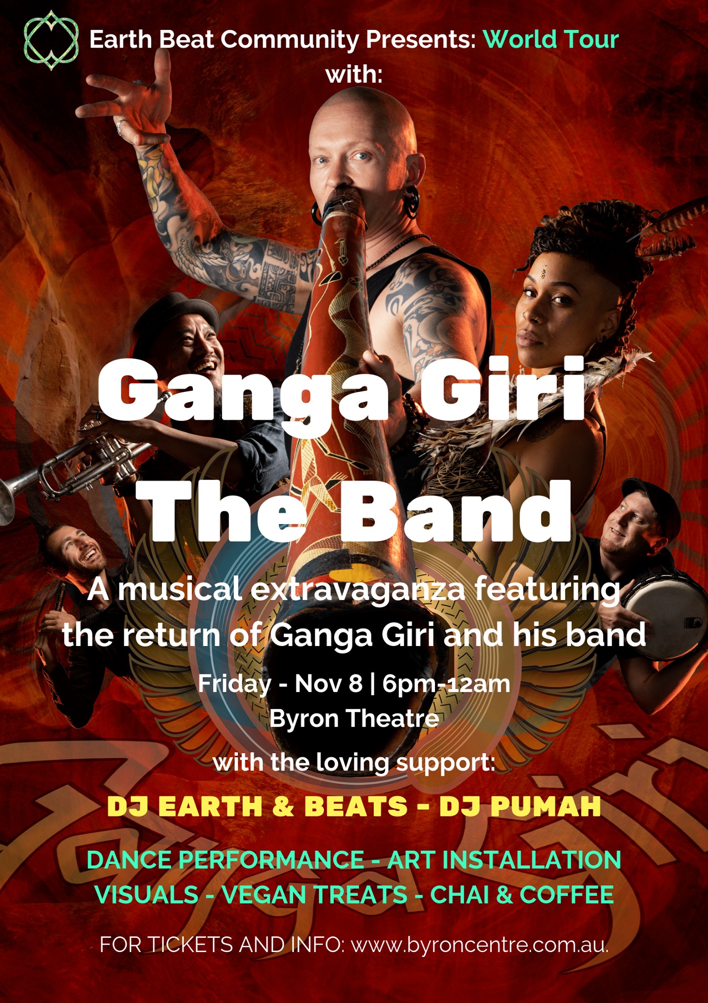 World Tour with GANGA GIRI BAND presented by Earth Beat Community